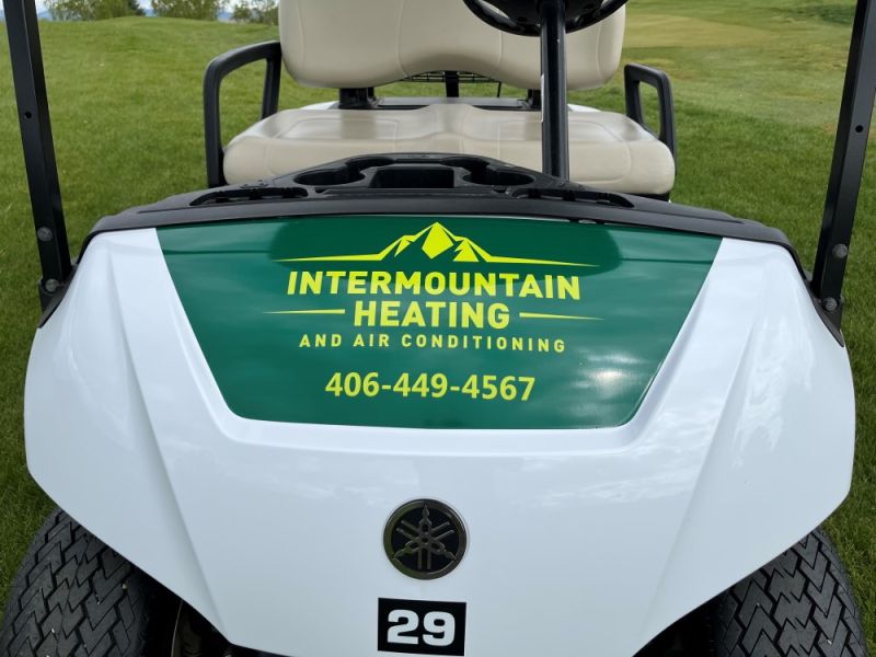 Intermountain Heating Golf Cart 2