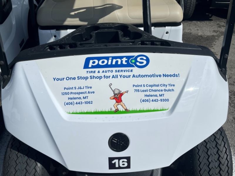 Point S Tire  Auto Golf Cart