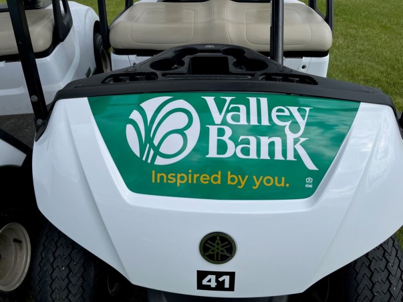 Valley Bank Golf Cart